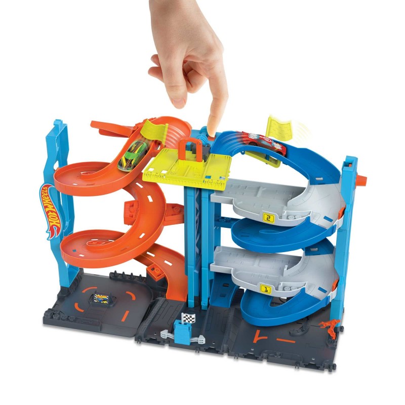 Hot Wheels City Transforming Race Tower, playset